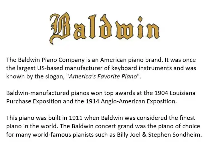 Baldwin Model F Pic Four