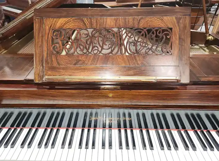 Broadwood Rosewood Grand Piano Pic Three