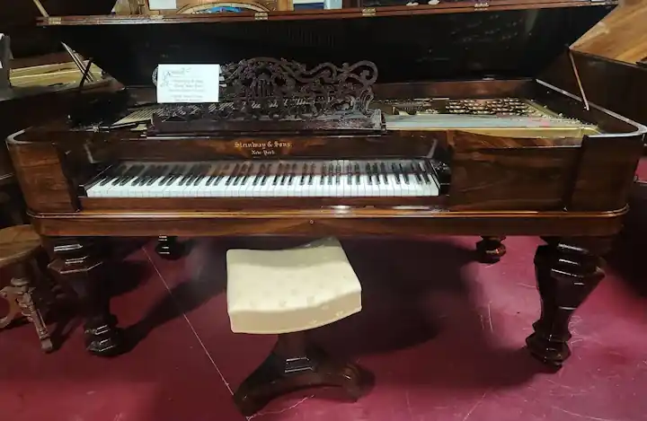 Steinway & Sons square grand piano Pic Three
