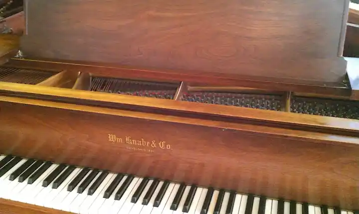 Wm Knabe Ampico Reproducing Player Grand Piano Pic Two