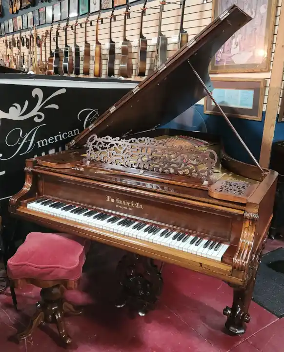 William Knabe 7’5" Rosewood Grand Piano 1800